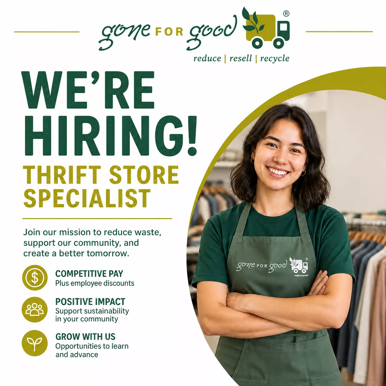 Gone for Good Aurora is Hiring