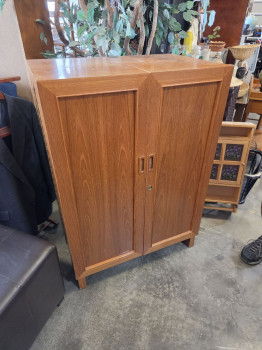 Mid-Century Modern "Magic Box" folding cabinet desk