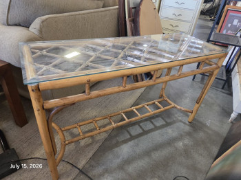 Rattan Console